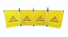 4 PC PORTABLE ELEVATOR BARRIER